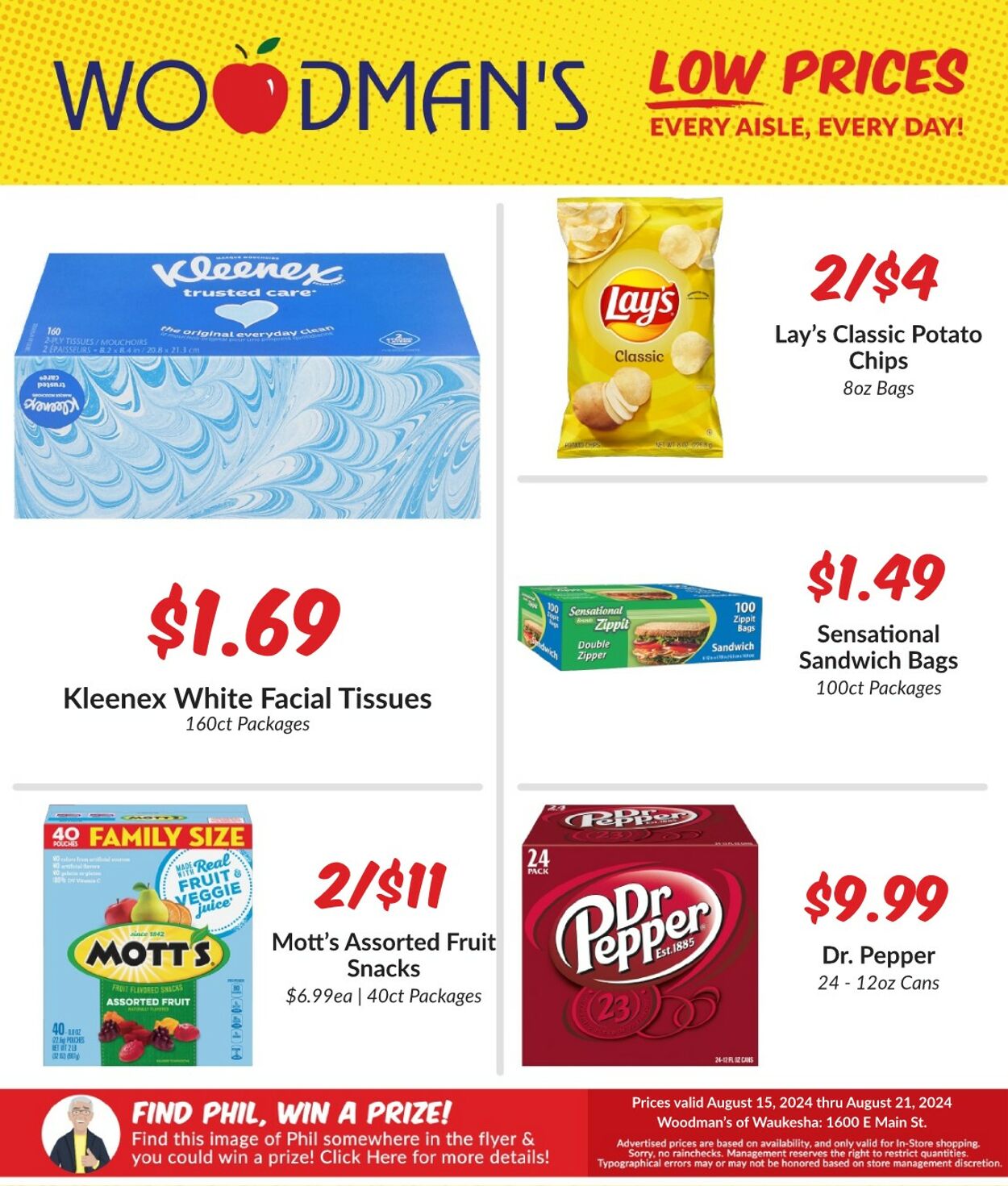 Weekly ad Woodman's Market 08/15/2024 - 08/21/2024