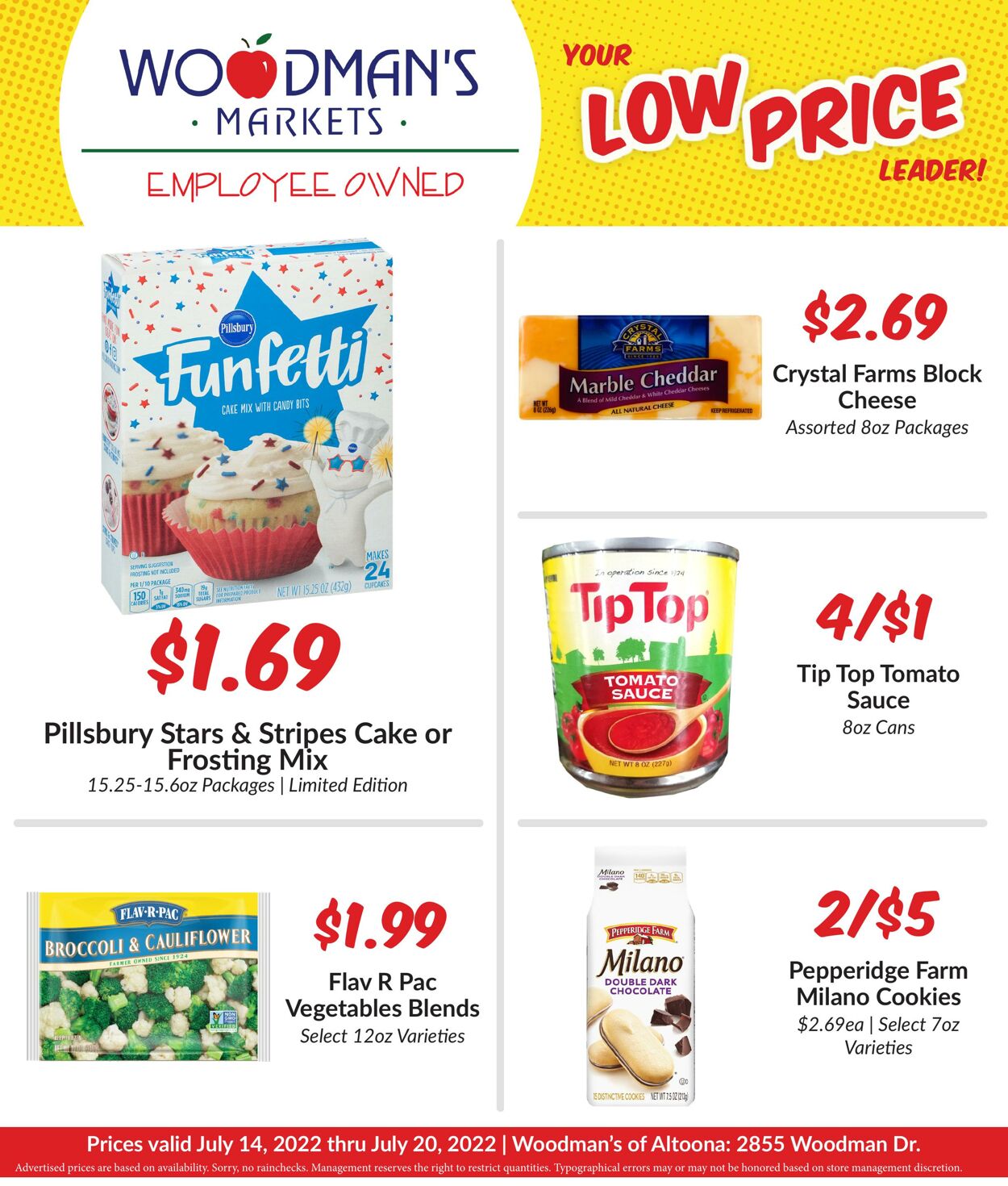 Weekly ad Woodman's Market 07/14/2022 - 07/20/2022