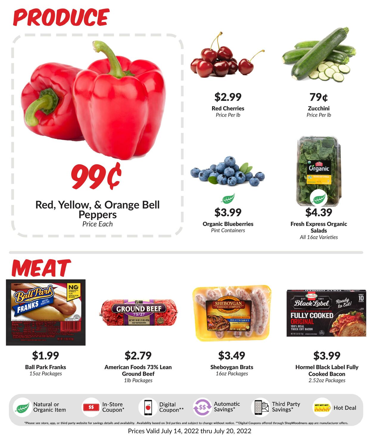 Weekly ad Woodman's Market 07/14/2022 - 07/20/2022