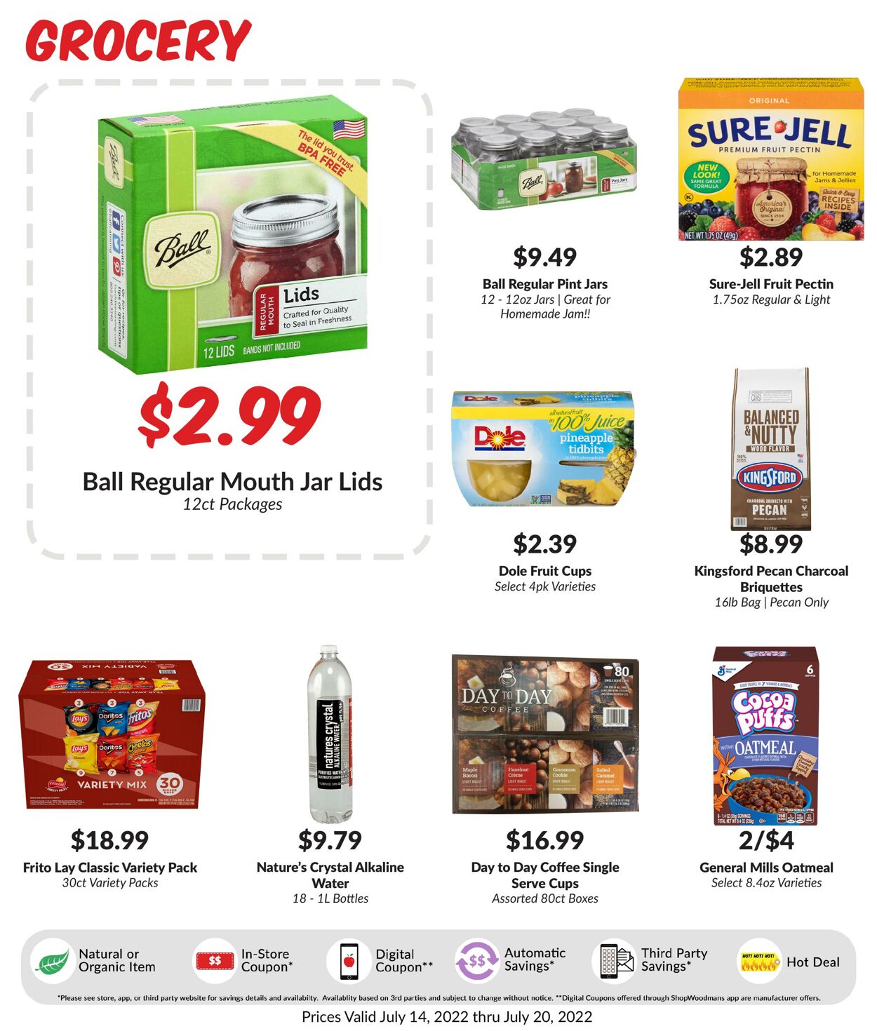 Weekly ad Woodman's Market 07/14/2022 - 07/20/2022