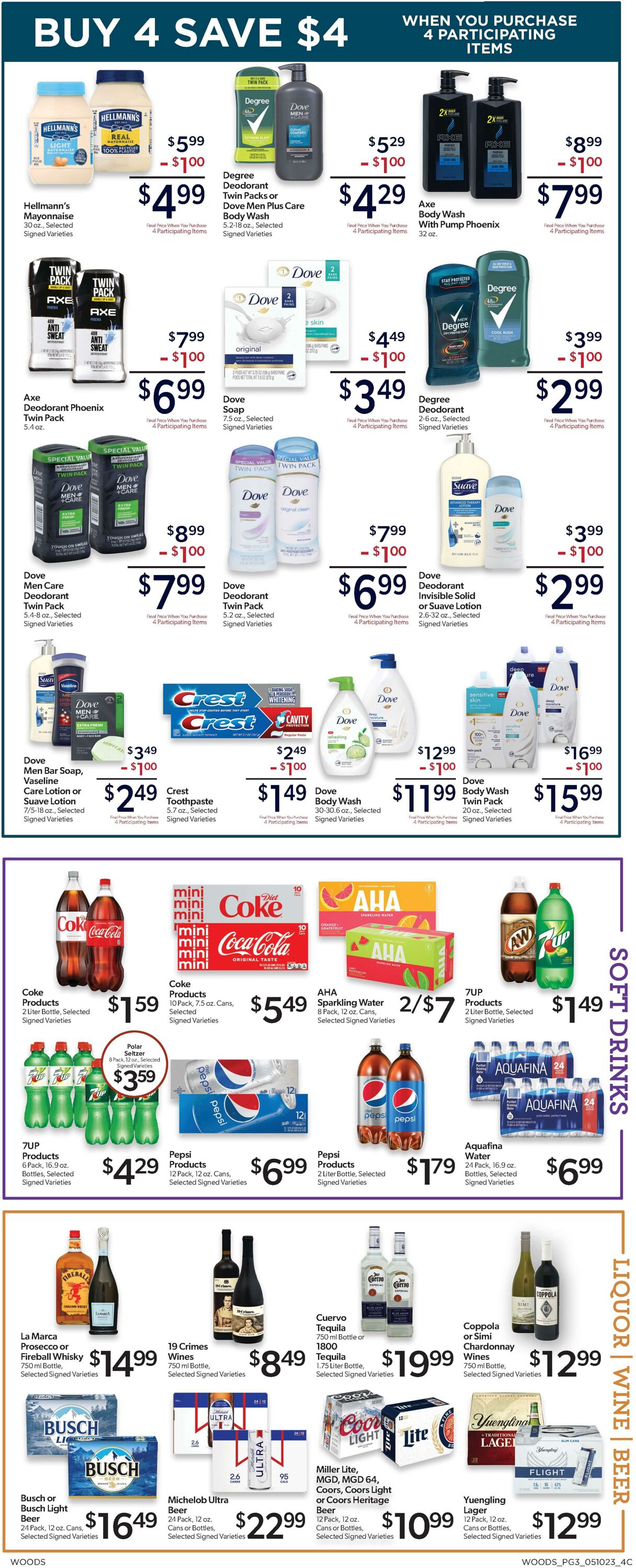 Weekly ad Woods Supermarket 05/10/2023 - 05/16/2023