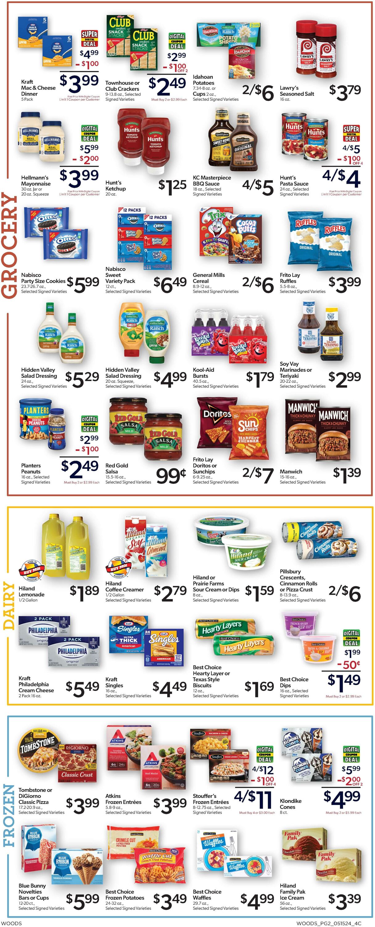 Weekly ad Woods Supermarket 05/15/2024 - 05/21/2024