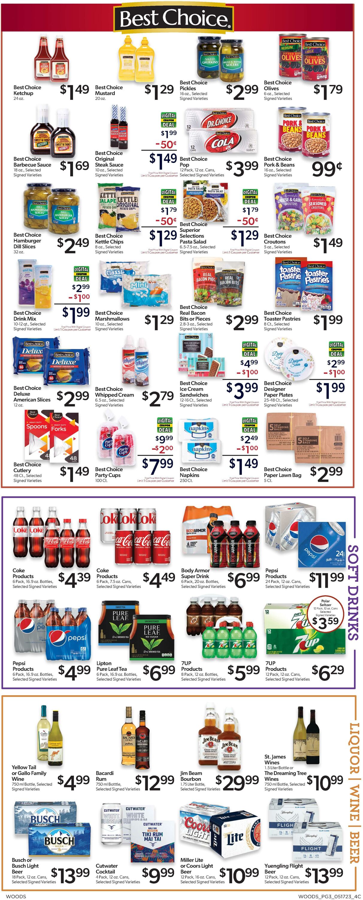 Weekly ad Woods Supermarket 05/17/2023 - 05/23/2023