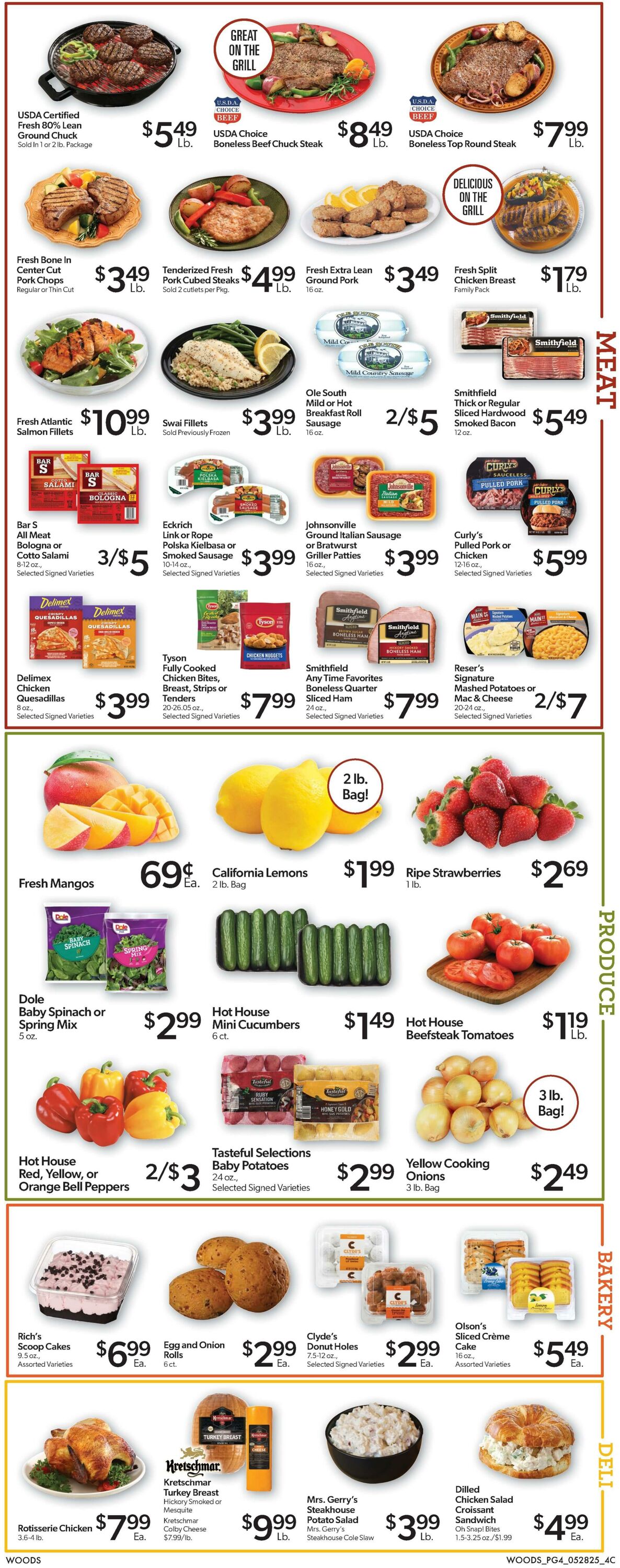 Weekly ad Woods Supermarket 05/28/2025 - 06/03/2025