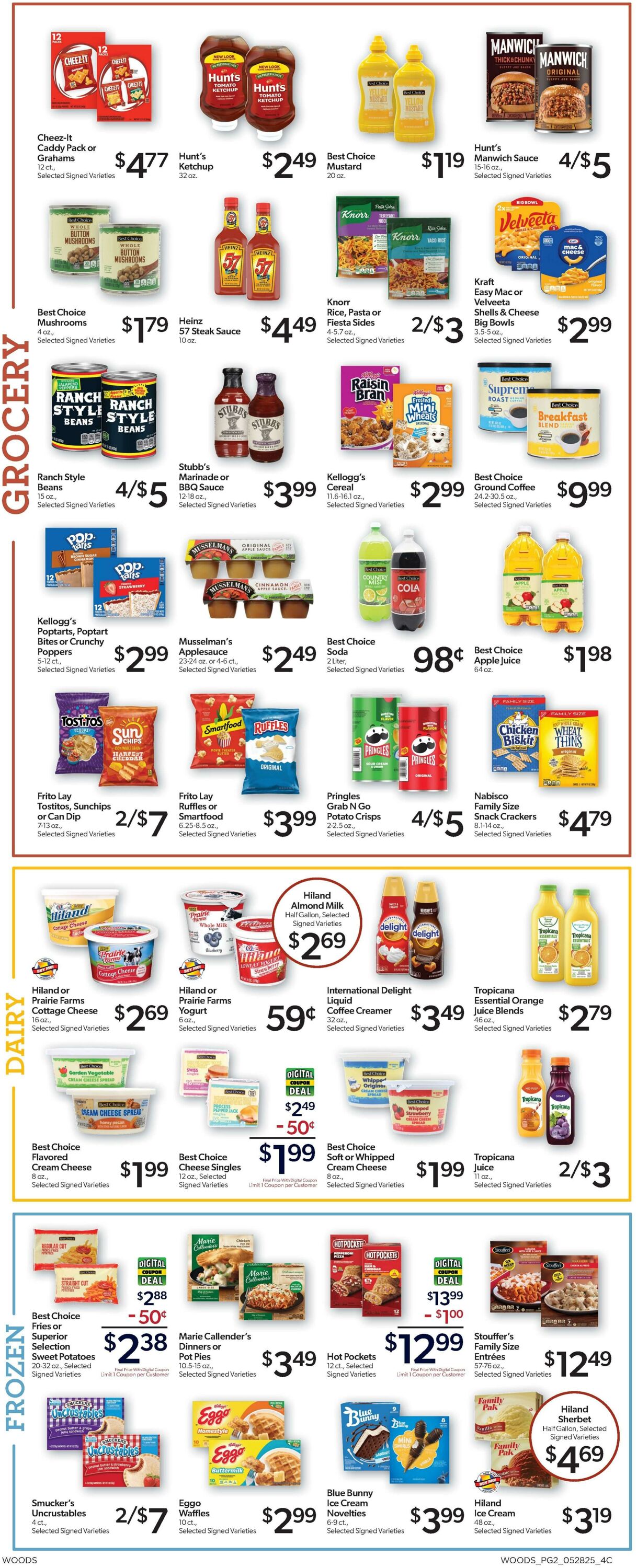 Weekly ad Woods Supermarket 05/28/2025 - 06/03/2025