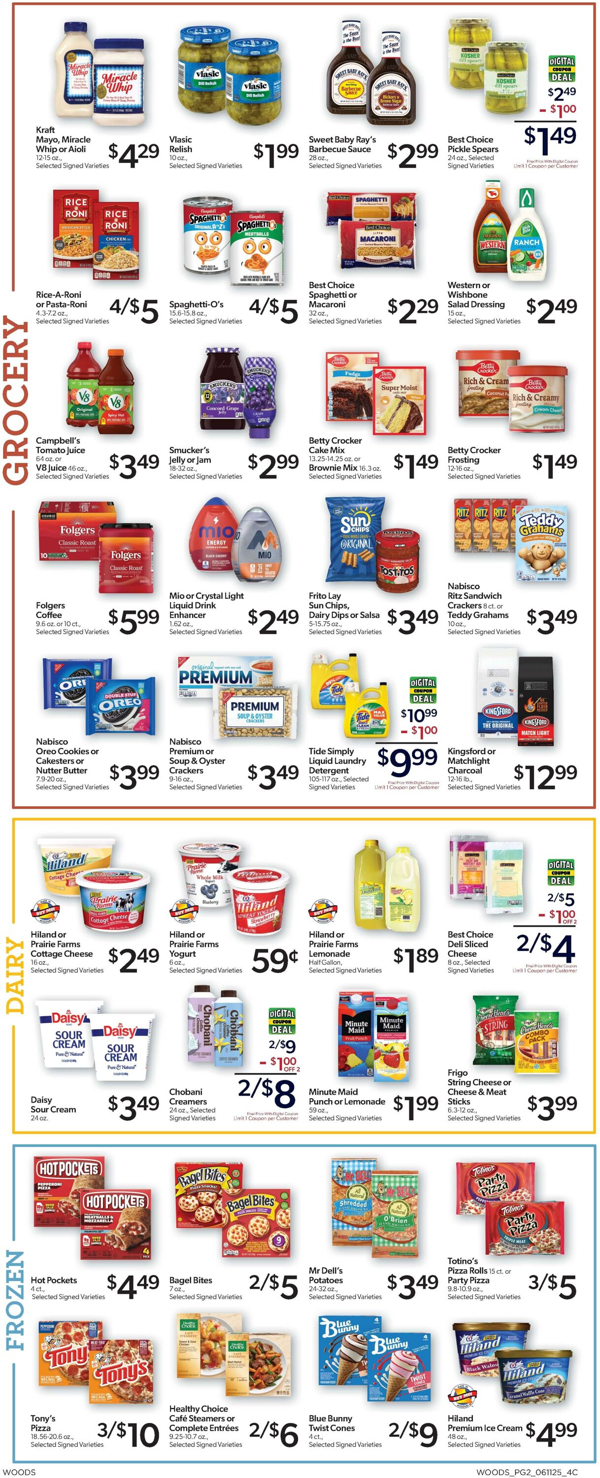 Weekly ad Woods Supermarket 06/11/2025 - 06/17/2025