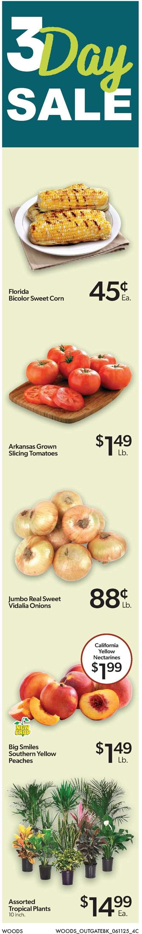 Weekly ad Woods Supermarket 06/11/2025 - 06/17/2025