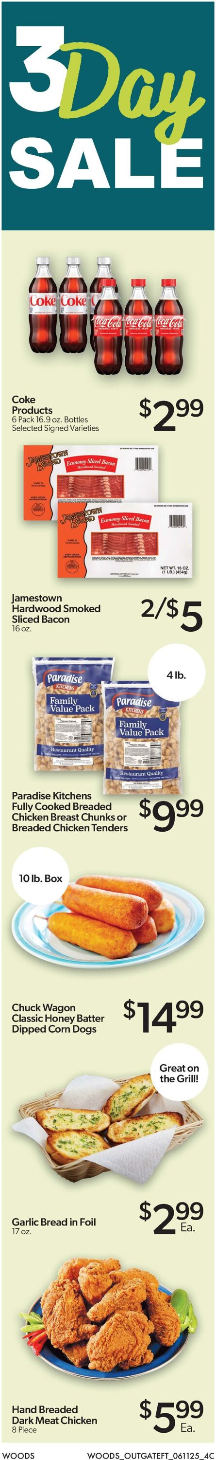 Weekly ad Woods Supermarket 06/11/2025 - 06/17/2025