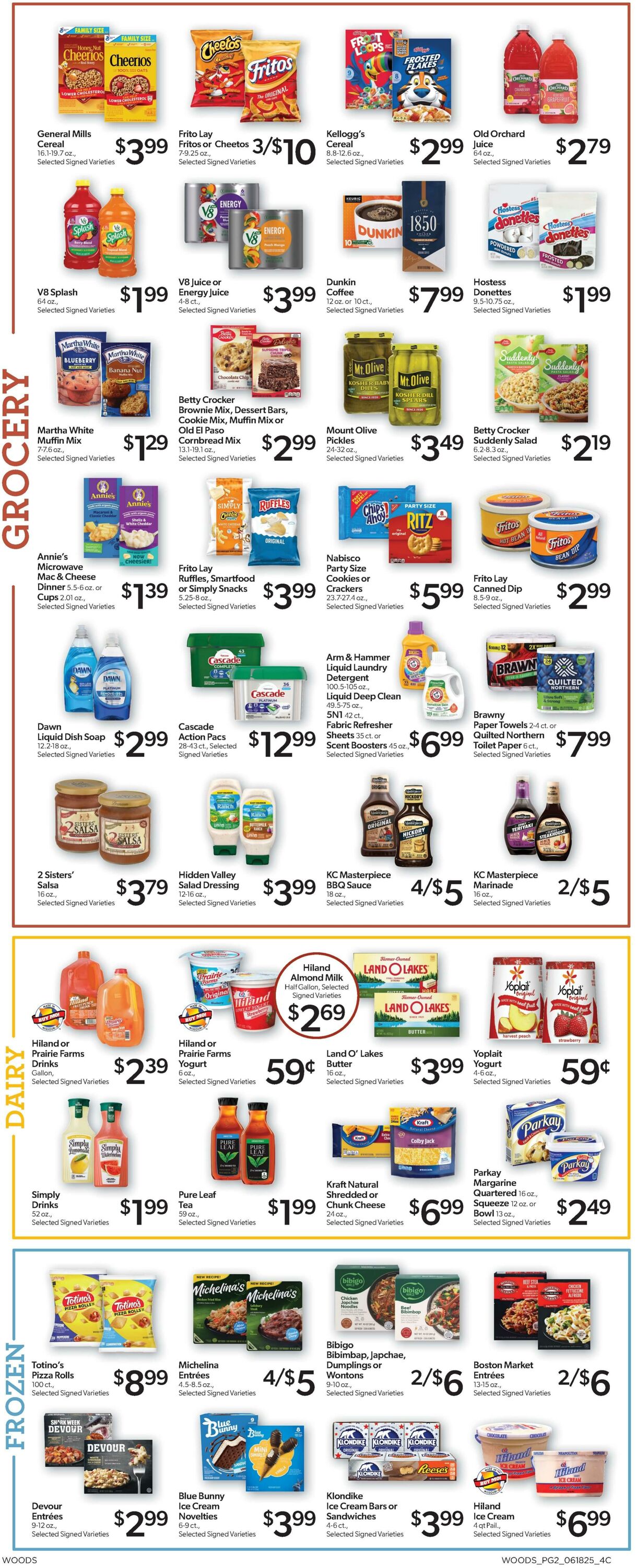 Weekly ad Woods Supermarket 06/18/2025 - 06/24/2025