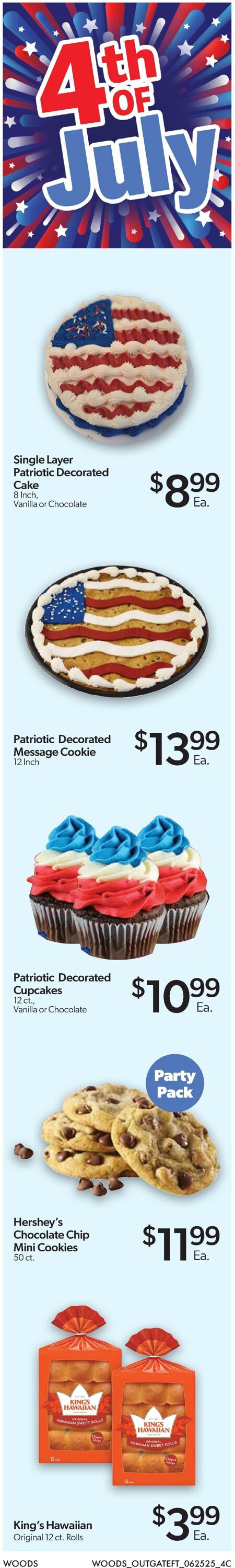 Weekly ad Woods Supermarket 06/25/2025 - 07/08/2025