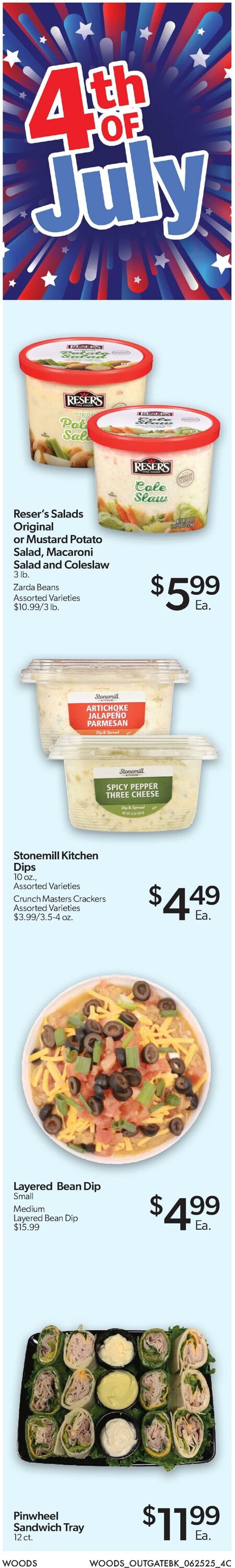 Weekly ad Woods Supermarket 06/25/2025 - 07/08/2025