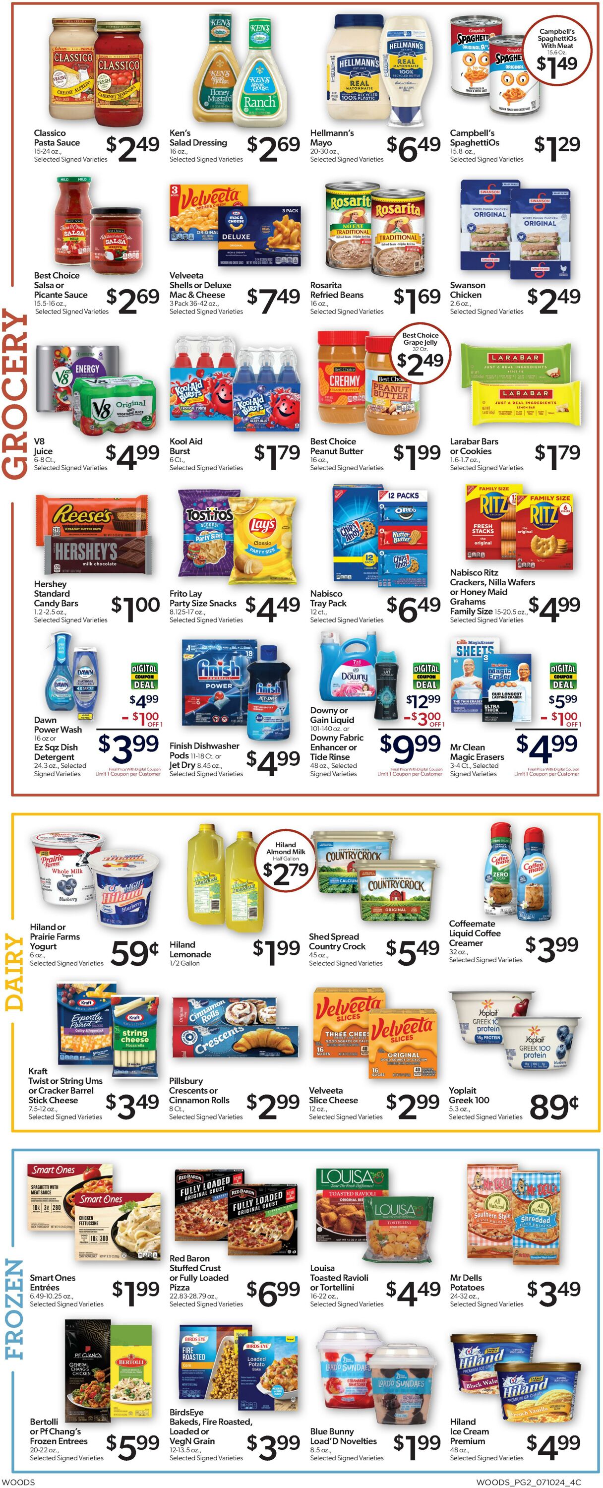 Weekly ad Woods Supermarket 07/10/2024 - 07/16/2024