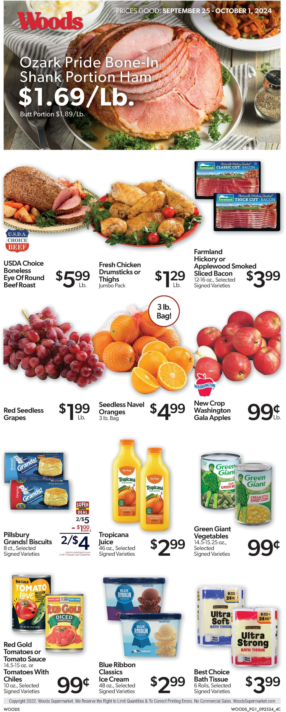 Woods Supermarket Promotional weekly ads