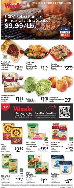 Weekly ad Woods Supermarket 12/03/2025 - 12/09/2025