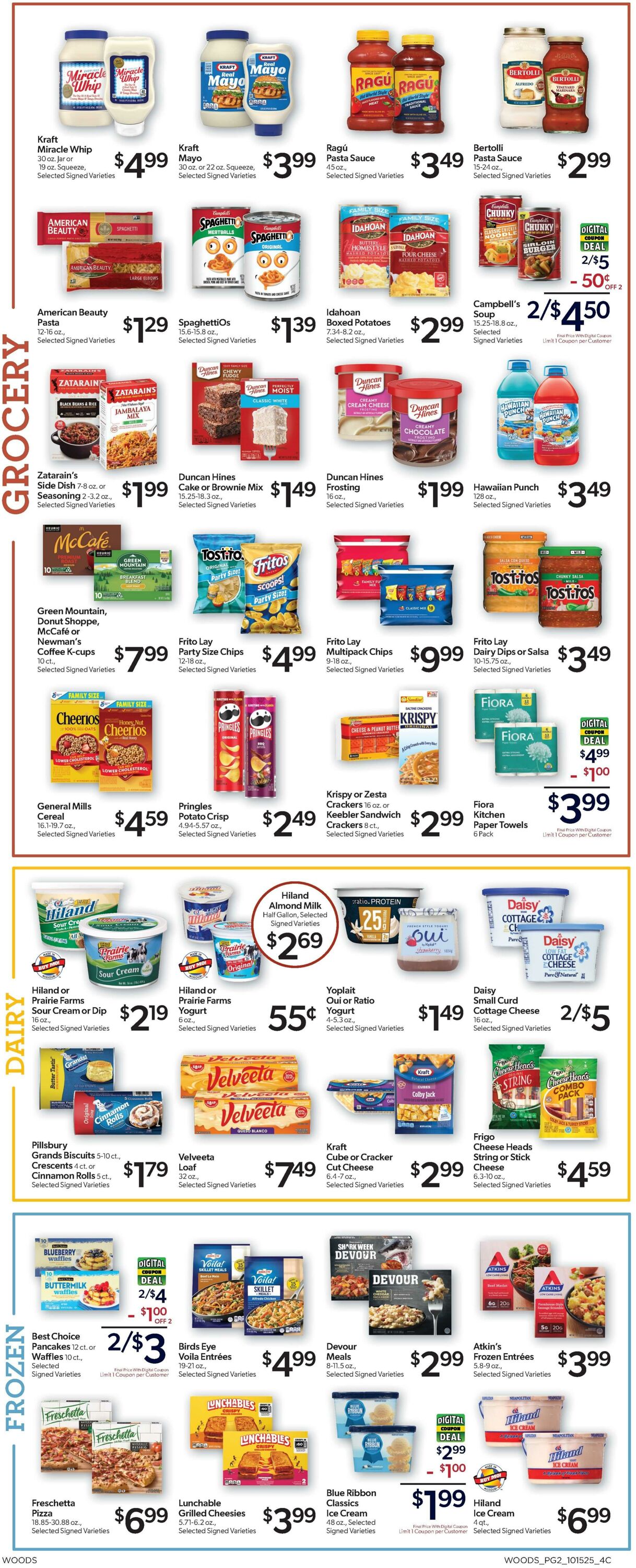Weekly ad Woods Supermarket 10/15/2025 - 10/21/2025