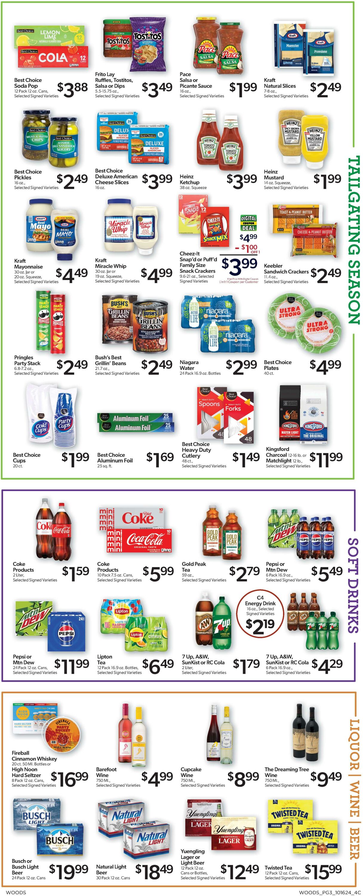 Weekly ad Woods Supermarket 10/16/2024 - 10/22/2024