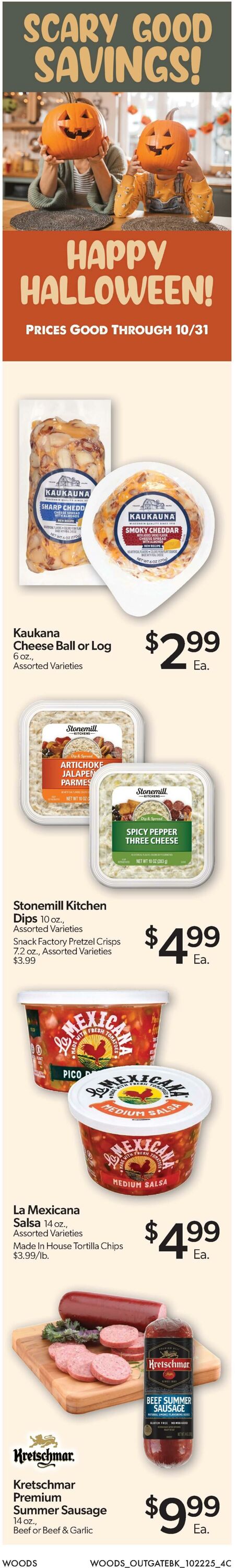 Weekly ad Woods Supermarket 10/22/2025 - 10/28/2025
