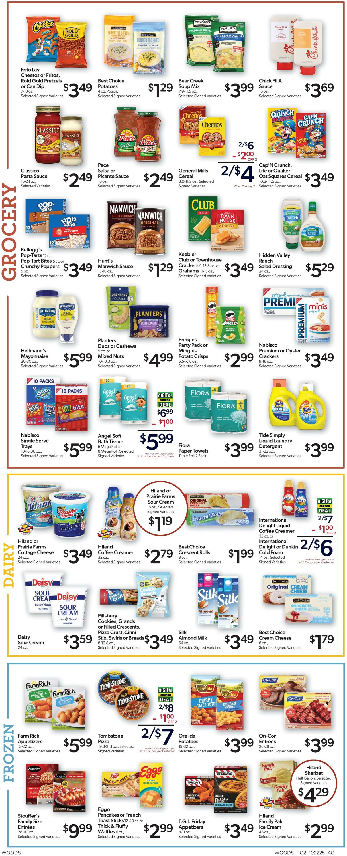Weekly ad Woods Supermarket 10/22/2025 - 10/28/2025