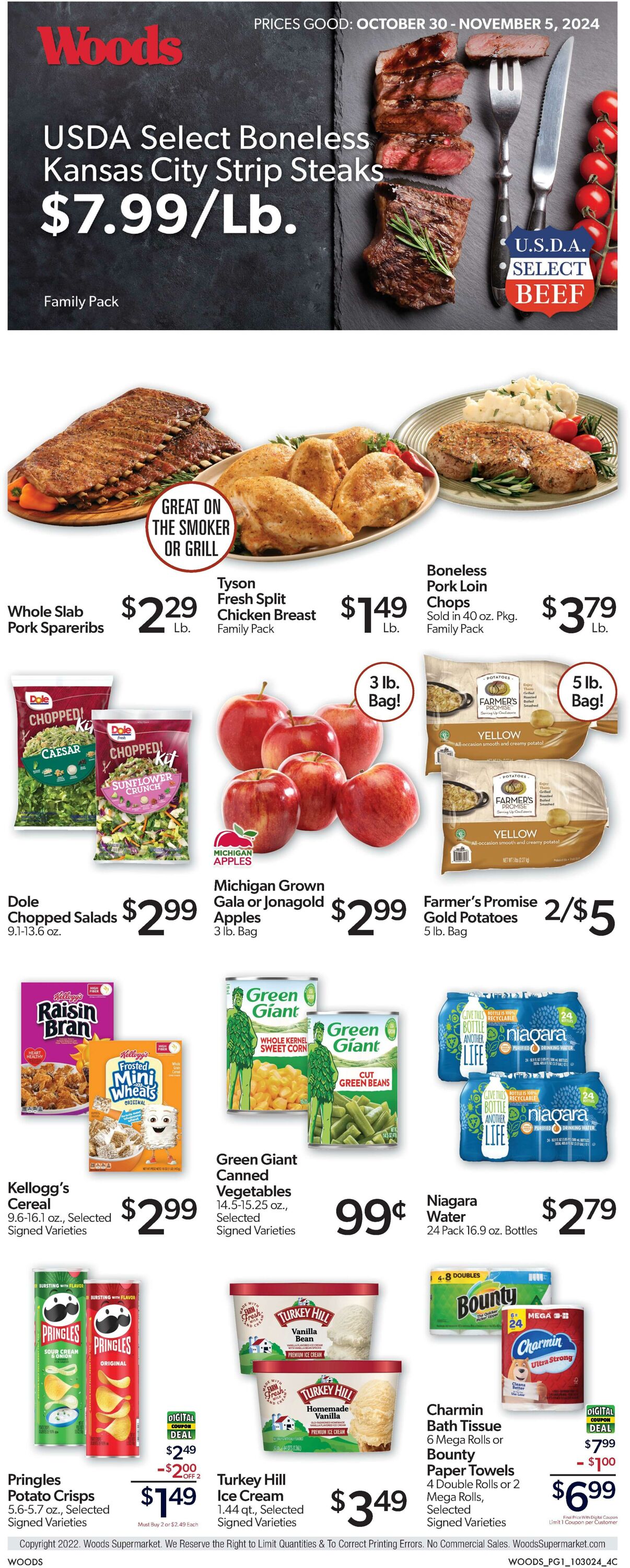 Woods Supermarket Promotional weekly ads