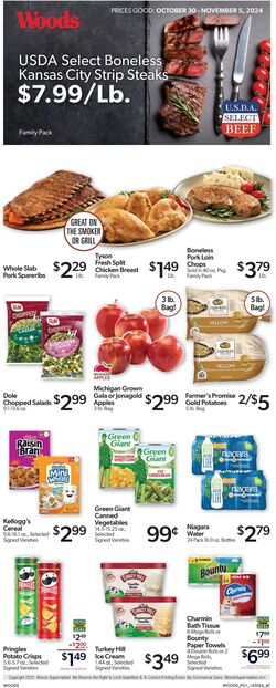 Weekly ad Woods Supermarket 08/31/2022 - 09/06/2022