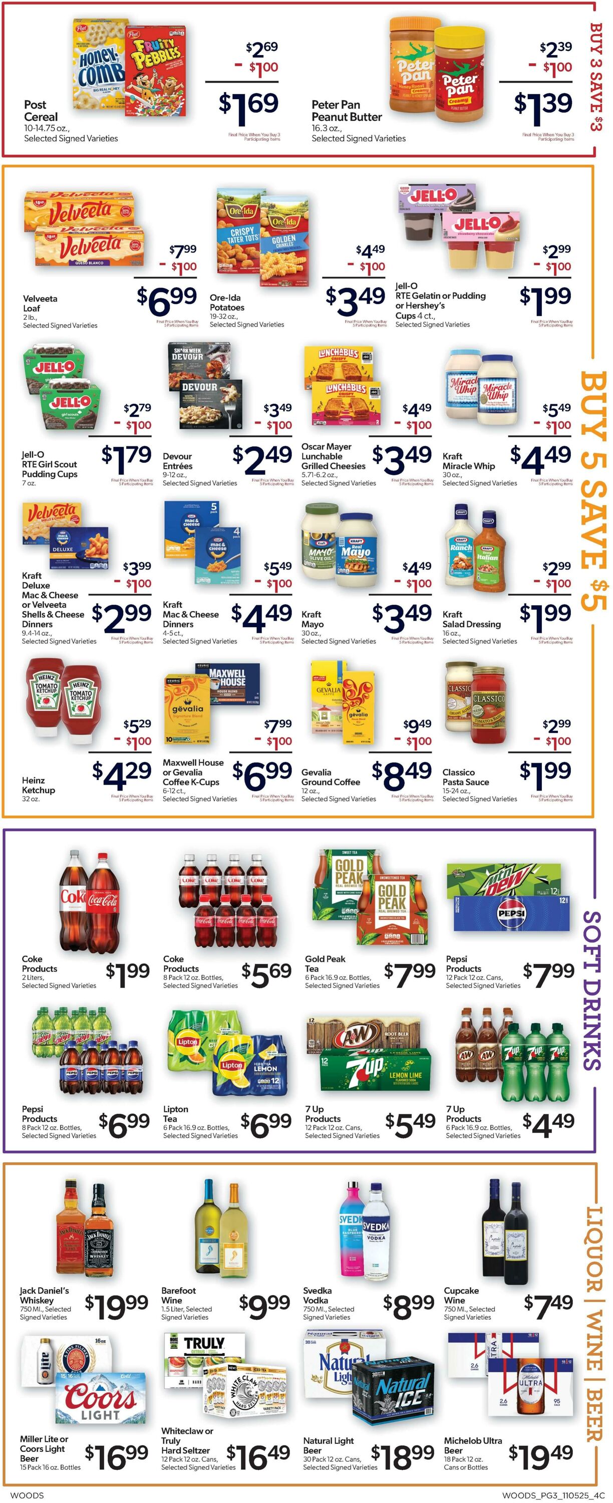 Weekly ad Woods Supermarket 11/05/2025 - 11/11/2025