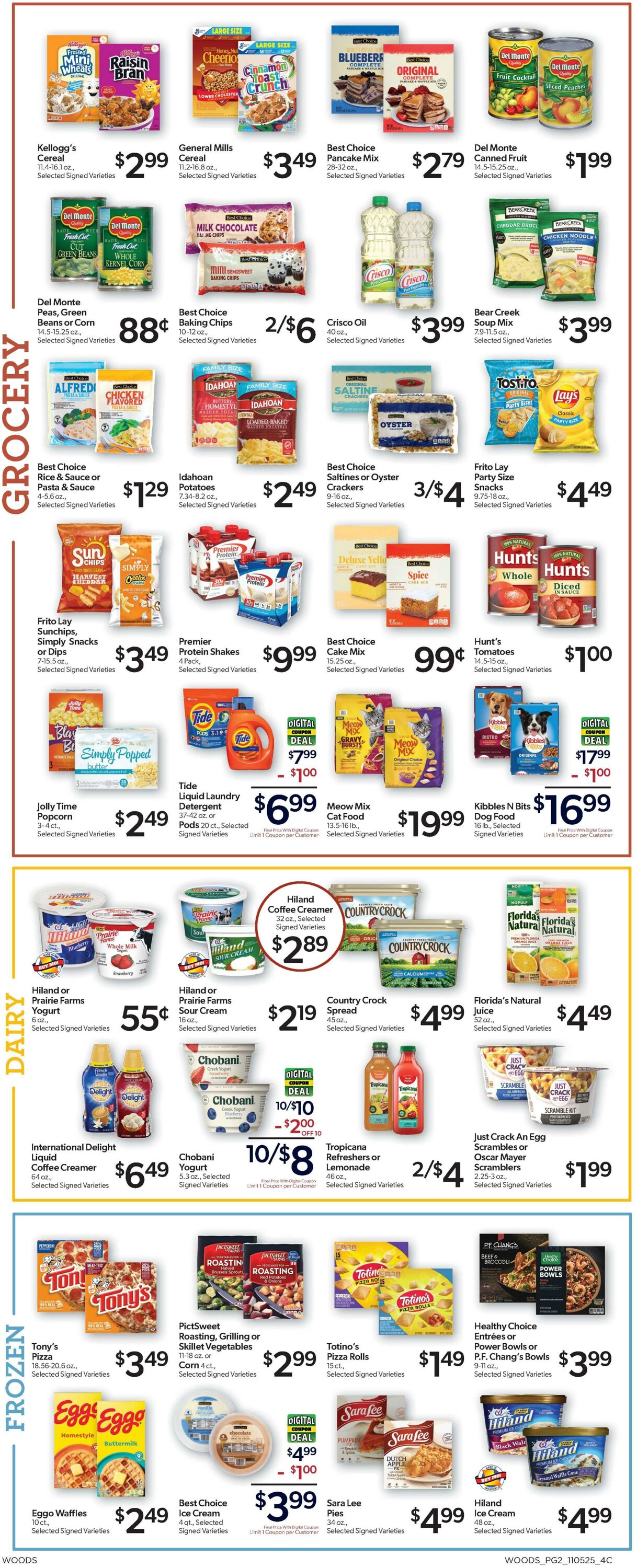 Weekly ad Woods Supermarket 11/05/2025 - 11/11/2025