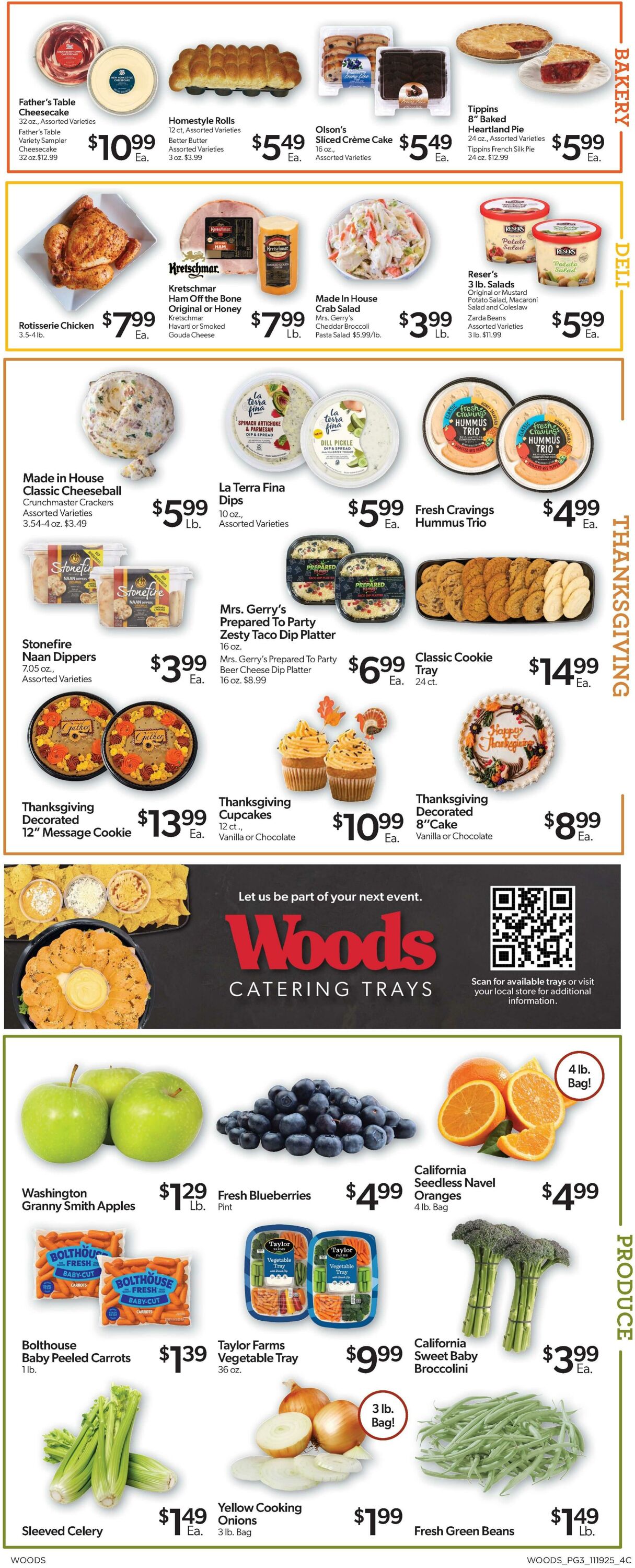 Weekly ad Woods Supermarket 11/19/2025 - 12/02/2025