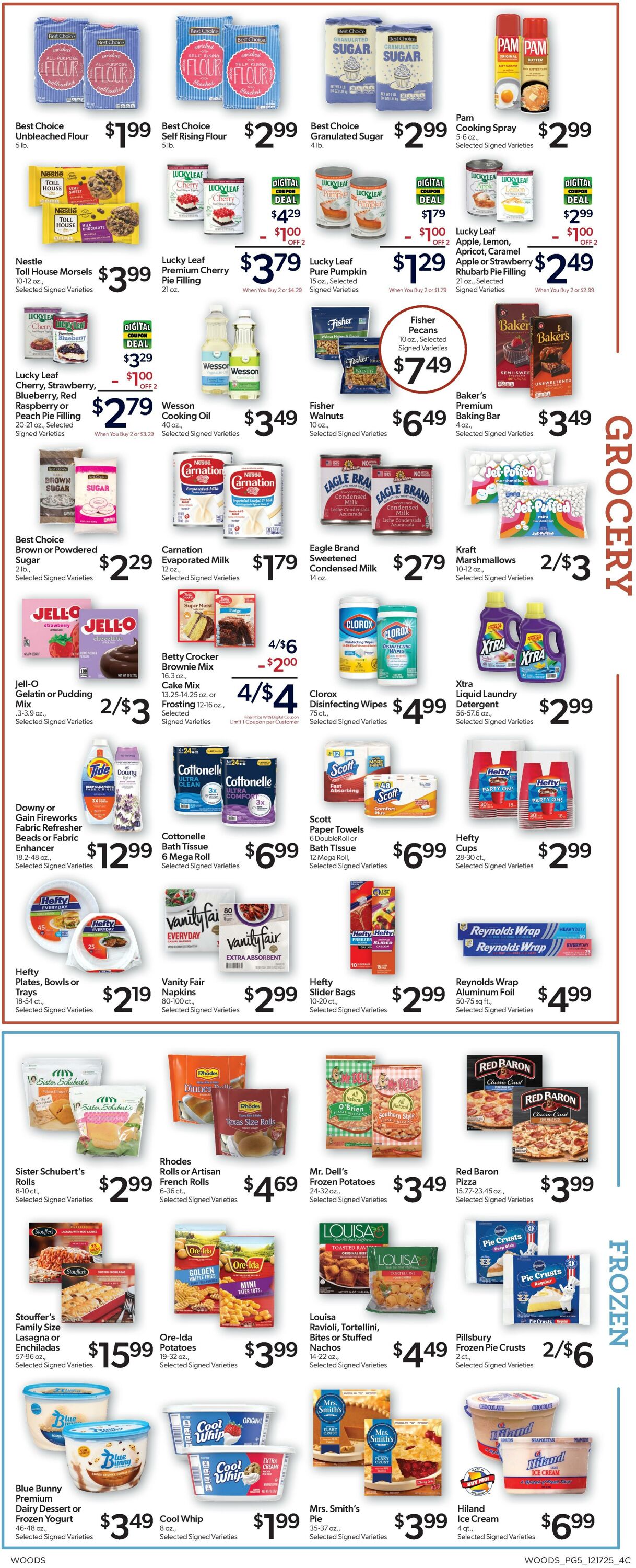 Weekly ad Woods Supermarket 12/17/2025 - 12/31/2025