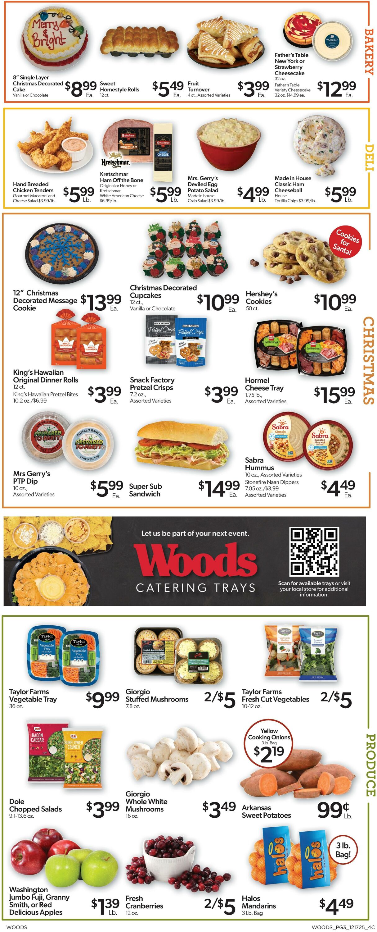 Weekly ad Woods Supermarket 12/17/2025 - 12/31/2025