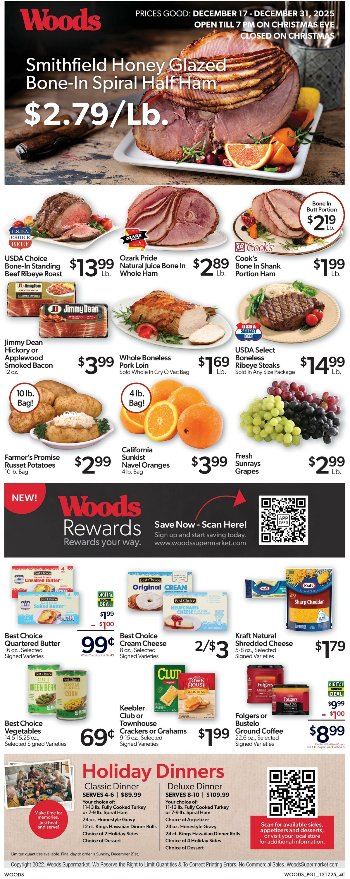 Woods Supermarket Promotional weekly ads
