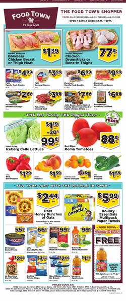 Weekly ad Your Food Town 01/25/2023-01/31/2023