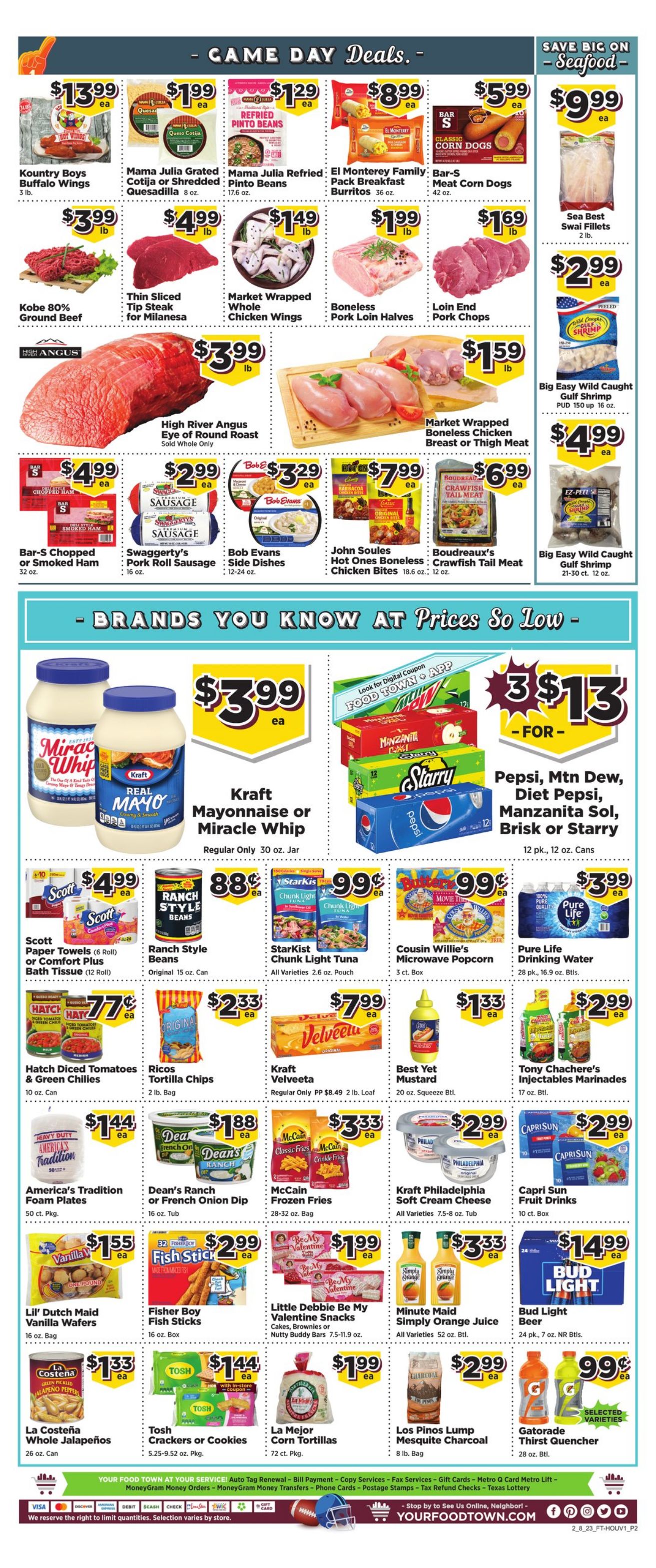 Weekly ad Your Food Town 02/08/2023 - 02/14/2023