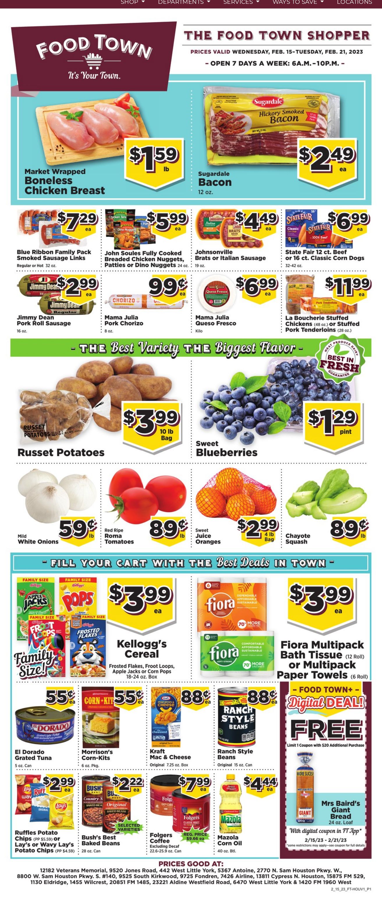 Weekly ad Your Food Town 02/15/2023 - 02/21/2023