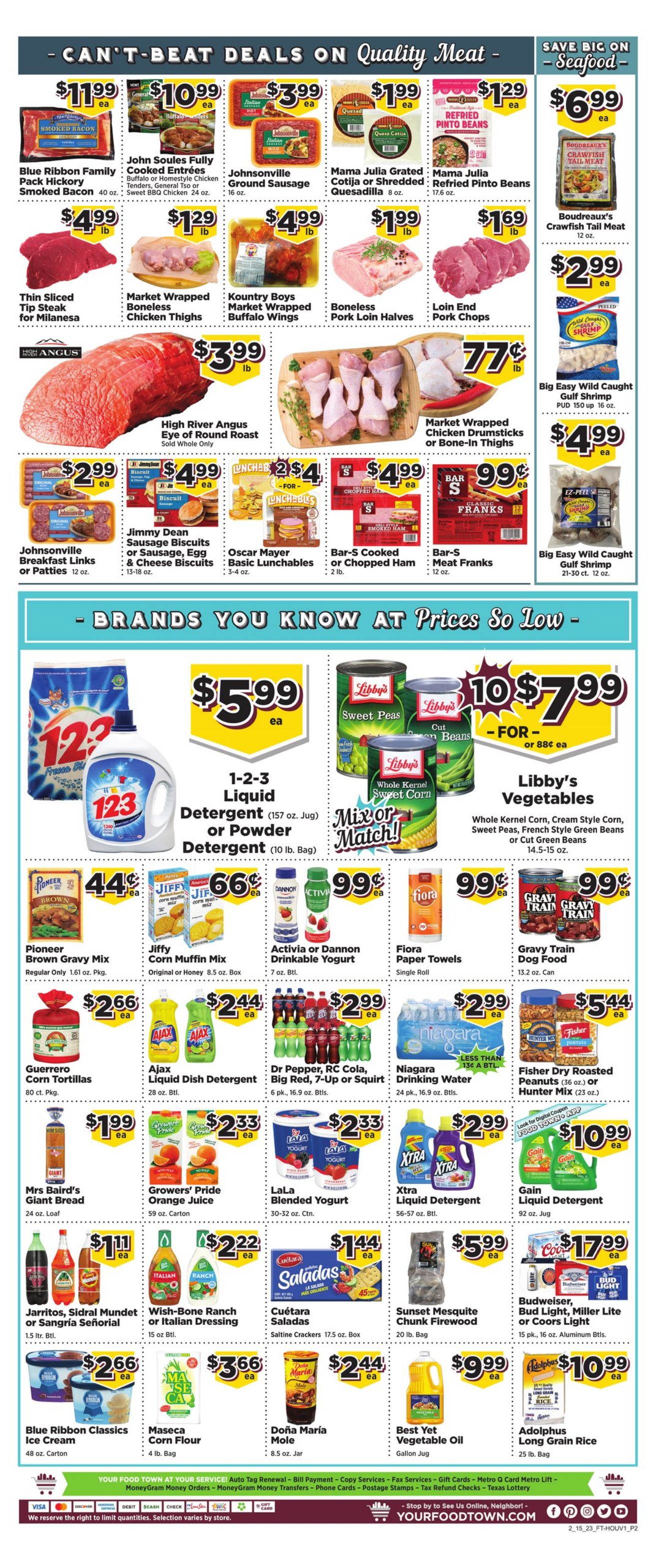 Weekly ad Your Food Town 02/15/2023 - 02/21/2023