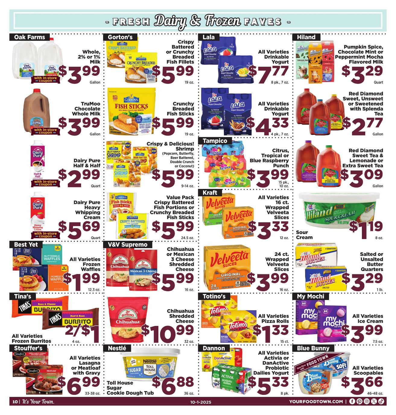 Weekly ad Your Food Town 10/01/2025 - 10/07/2025