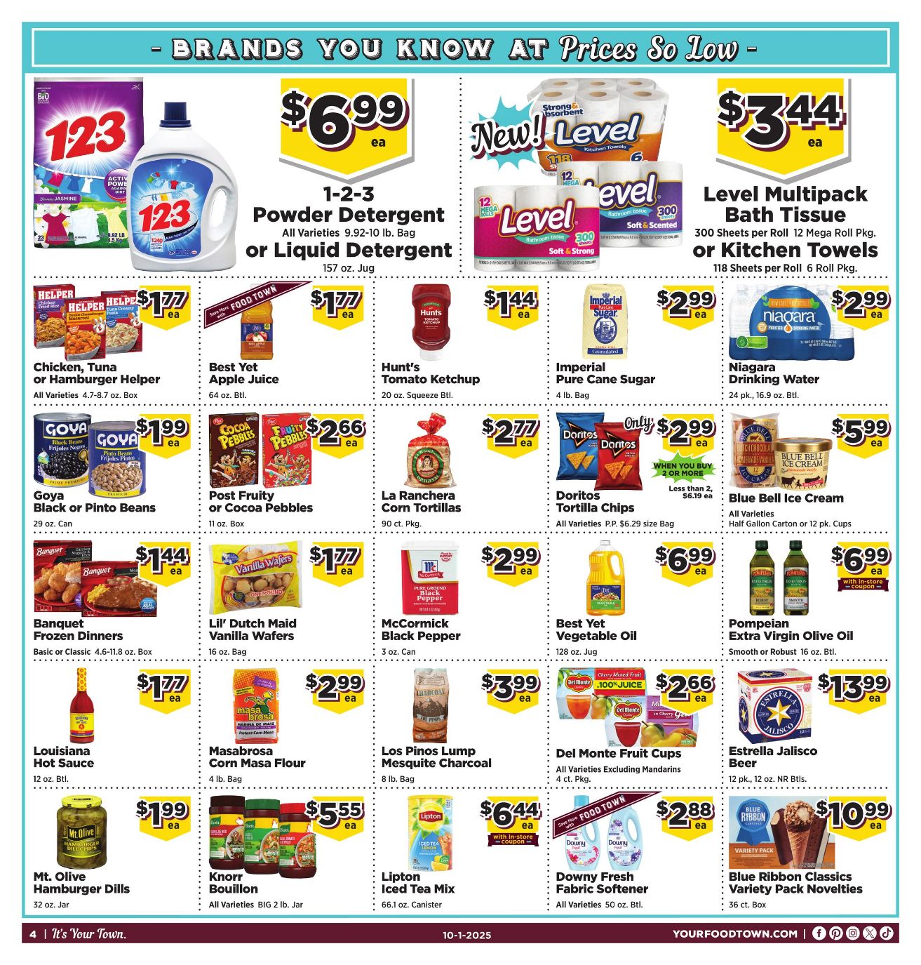 Weekly ad Your Food Town 10/01/2025 - 10/07/2025