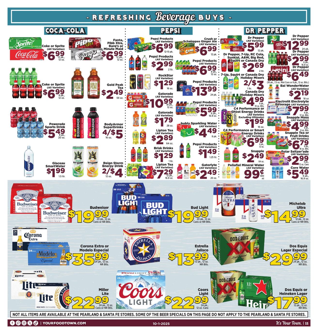 Weekly ad Your Food Town 10/01/2025 - 10/07/2025