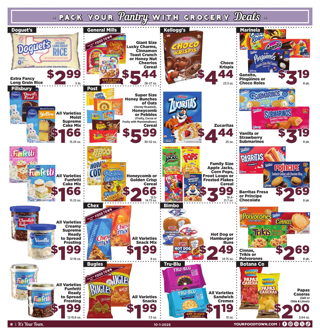 Weekly ad Your Food Town 10/01/2025 - 10/07/2025