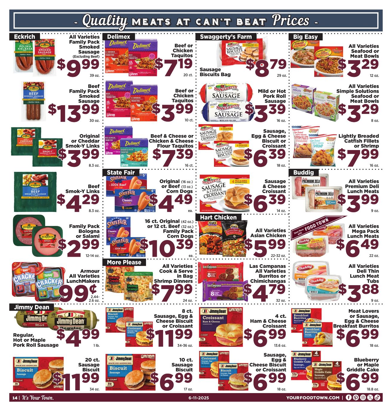Weekly ad Your Food Town 06/11/2025 - 06/17/2025