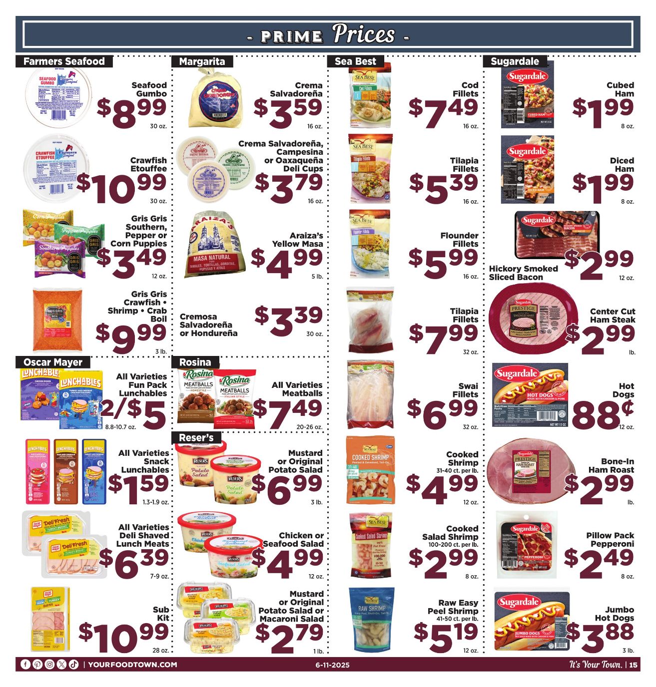 Weekly ad Your Food Town 06/11/2025 - 06/17/2025