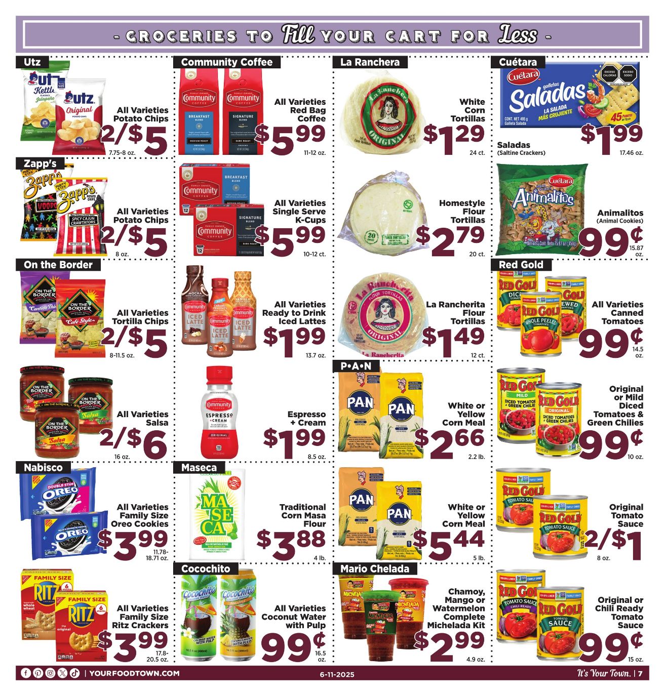 Weekly ad Your Food Town 06/11/2025 - 06/17/2025