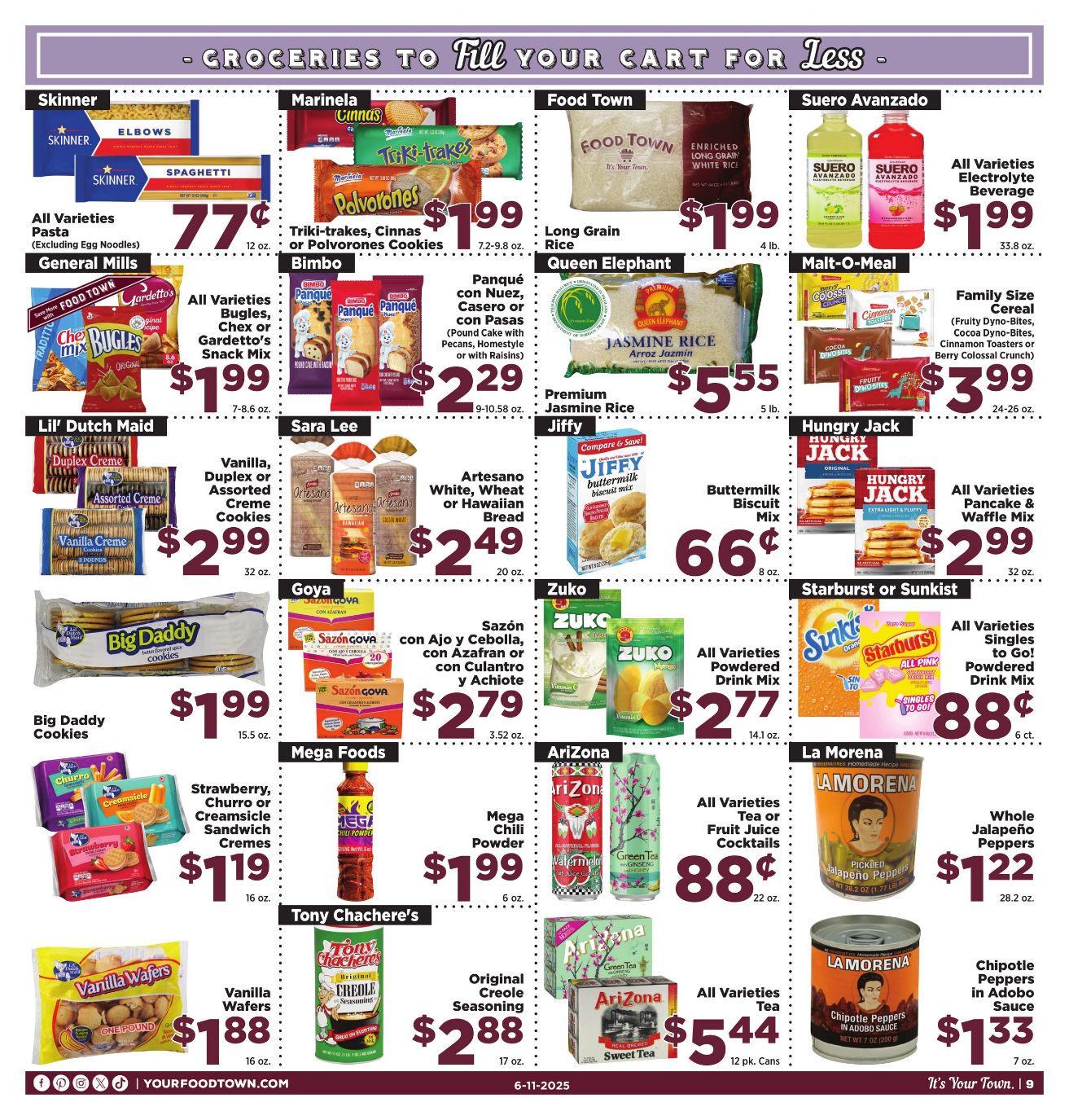 Weekly ad Your Food Town 06/11/2025 - 06/17/2025