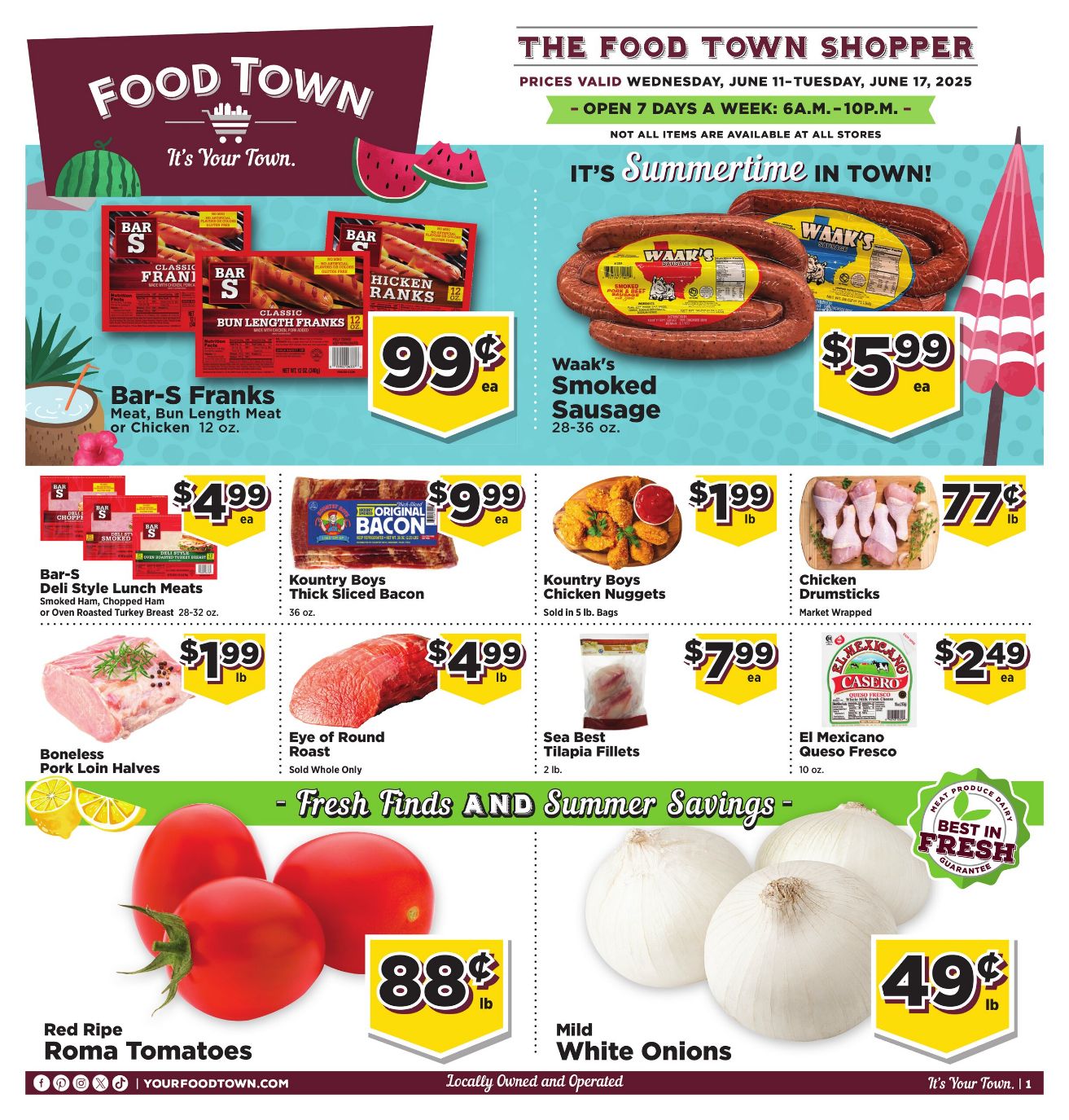 Weekly ad Your Food Town 06/11/2025 - 06/17/2025