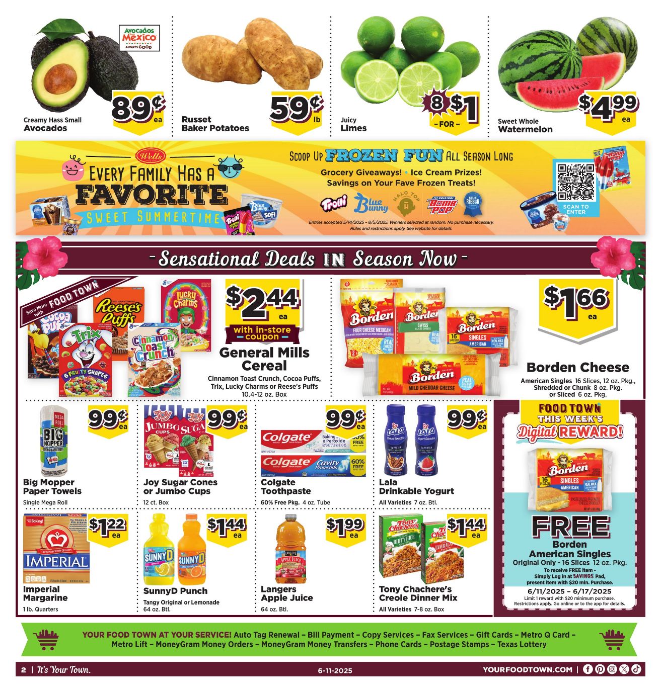 Weekly ad Your Food Town 06/11/2025 - 06/17/2025