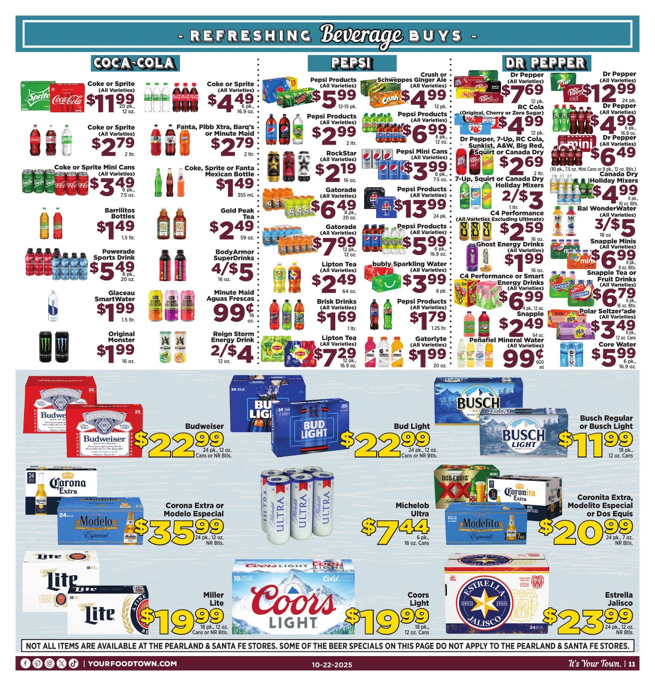 Weekly ad Your Food Town 10/22/2025 - 10/28/2025
