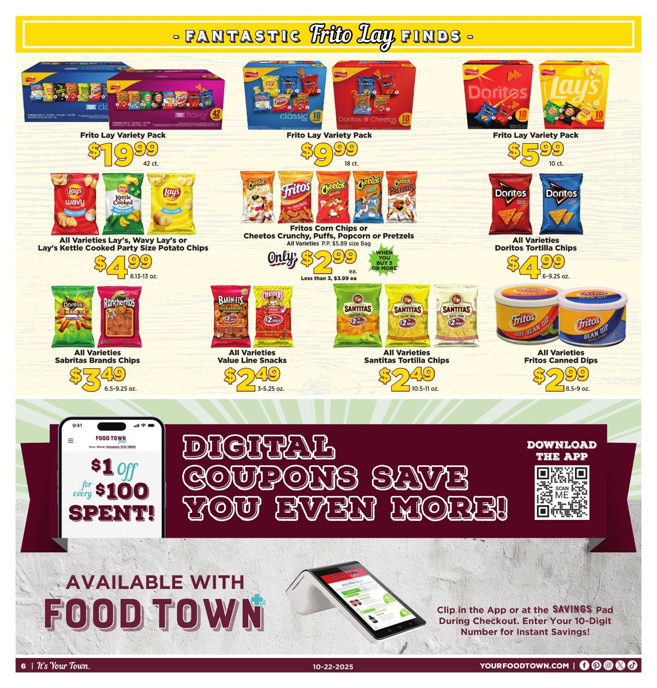 Weekly ad Your Food Town 10/22/2025 - 10/28/2025