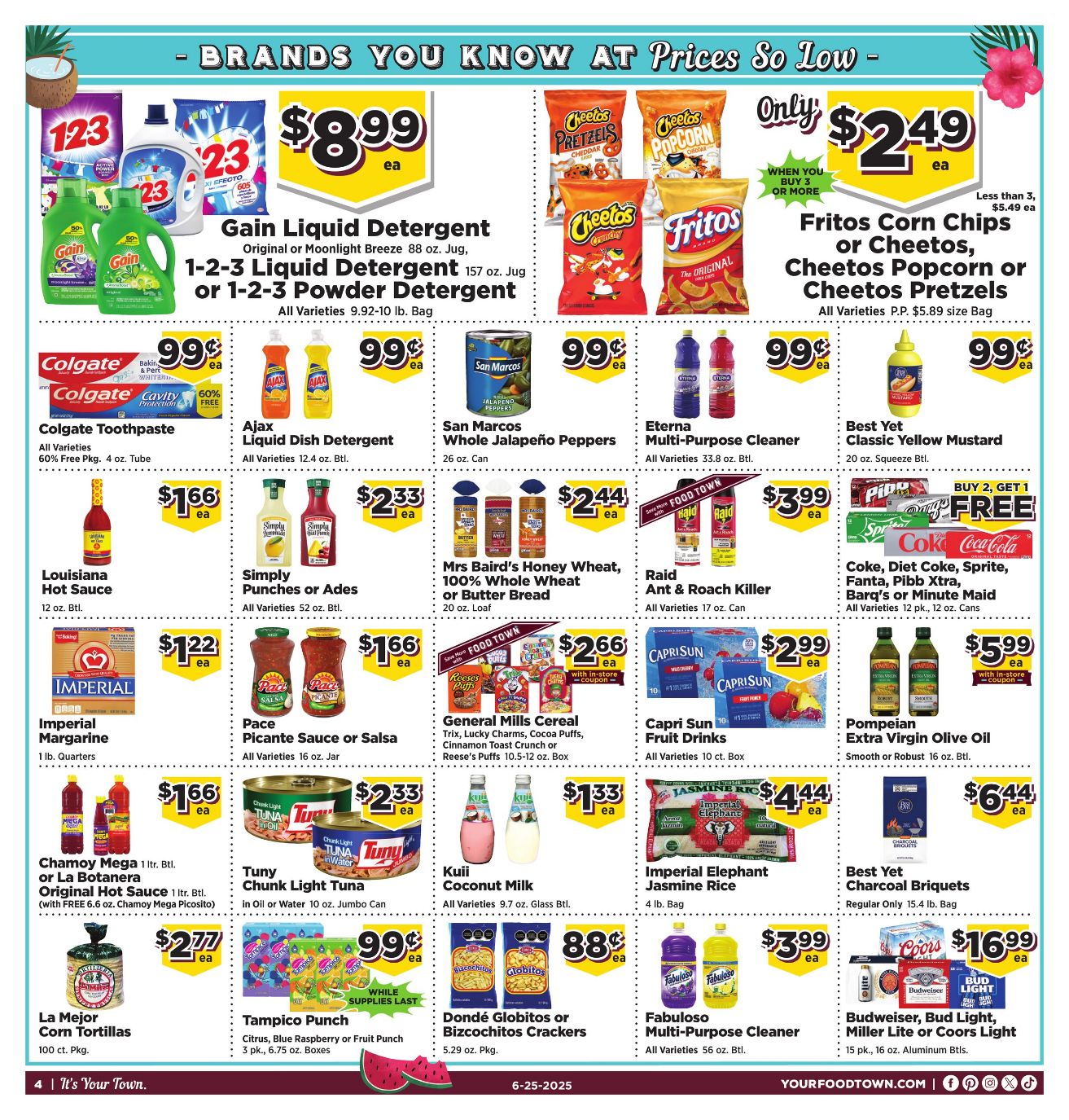 Weekly ad Your Food Town 06/25/2025 - 07/01/2025