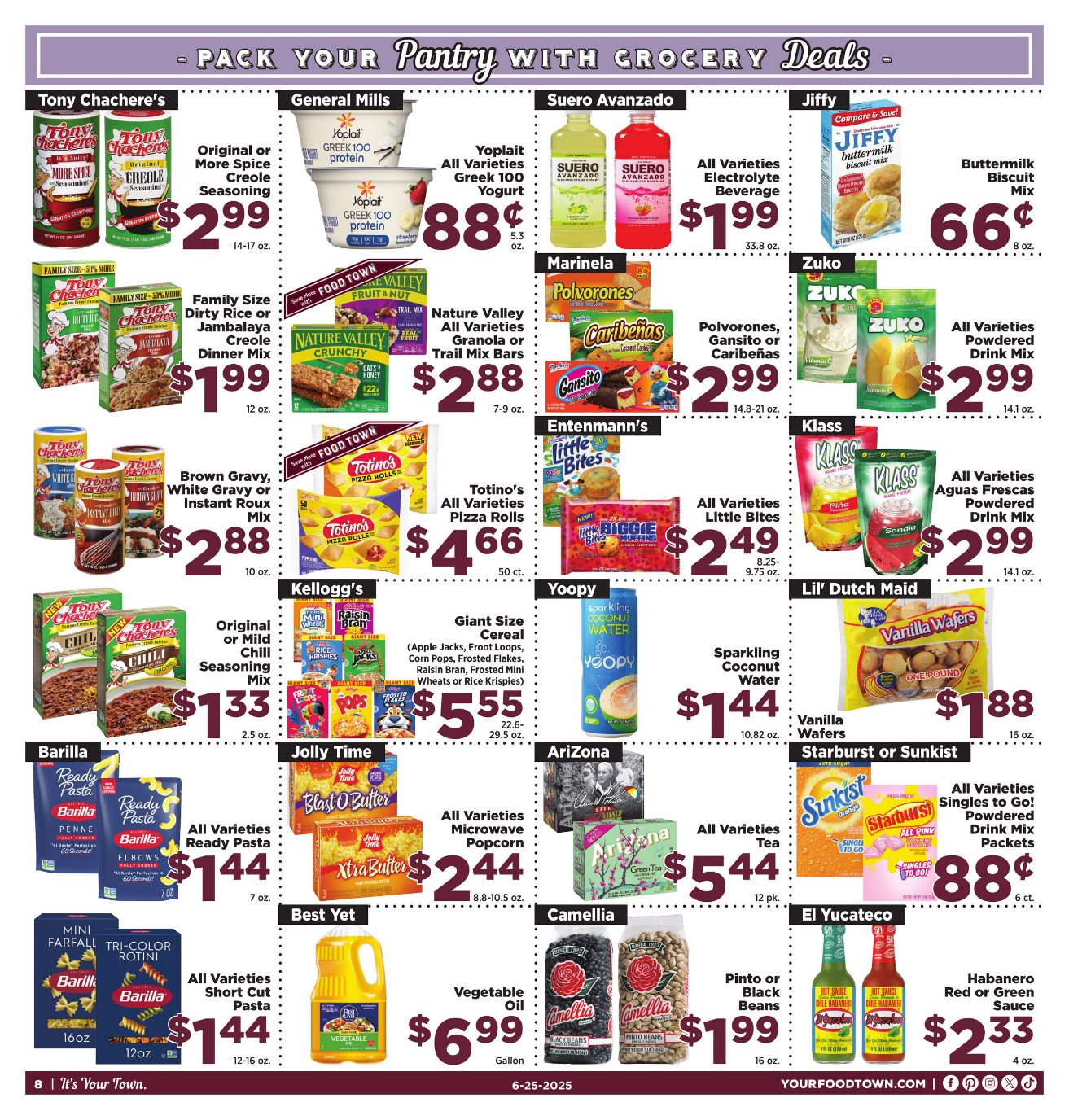 Weekly ad Your Food Town 06/25/2025 - 07/01/2025