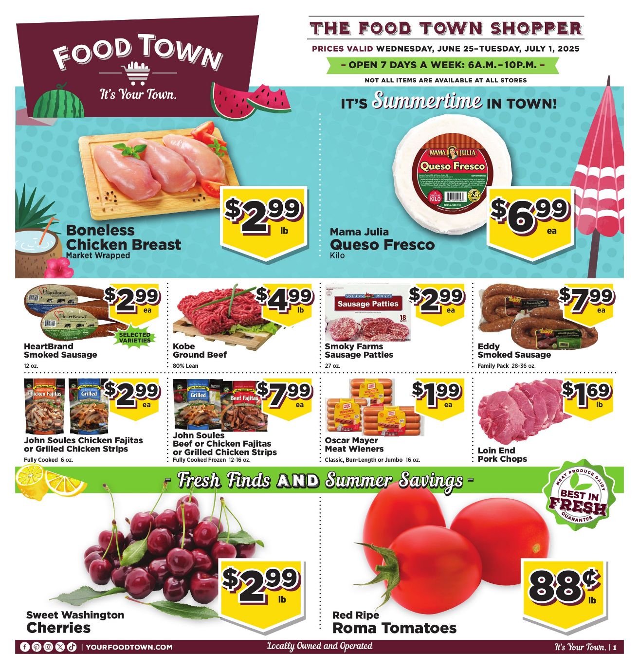 Weekly ad Your Food Town 06/25/2025 - 07/01/2025