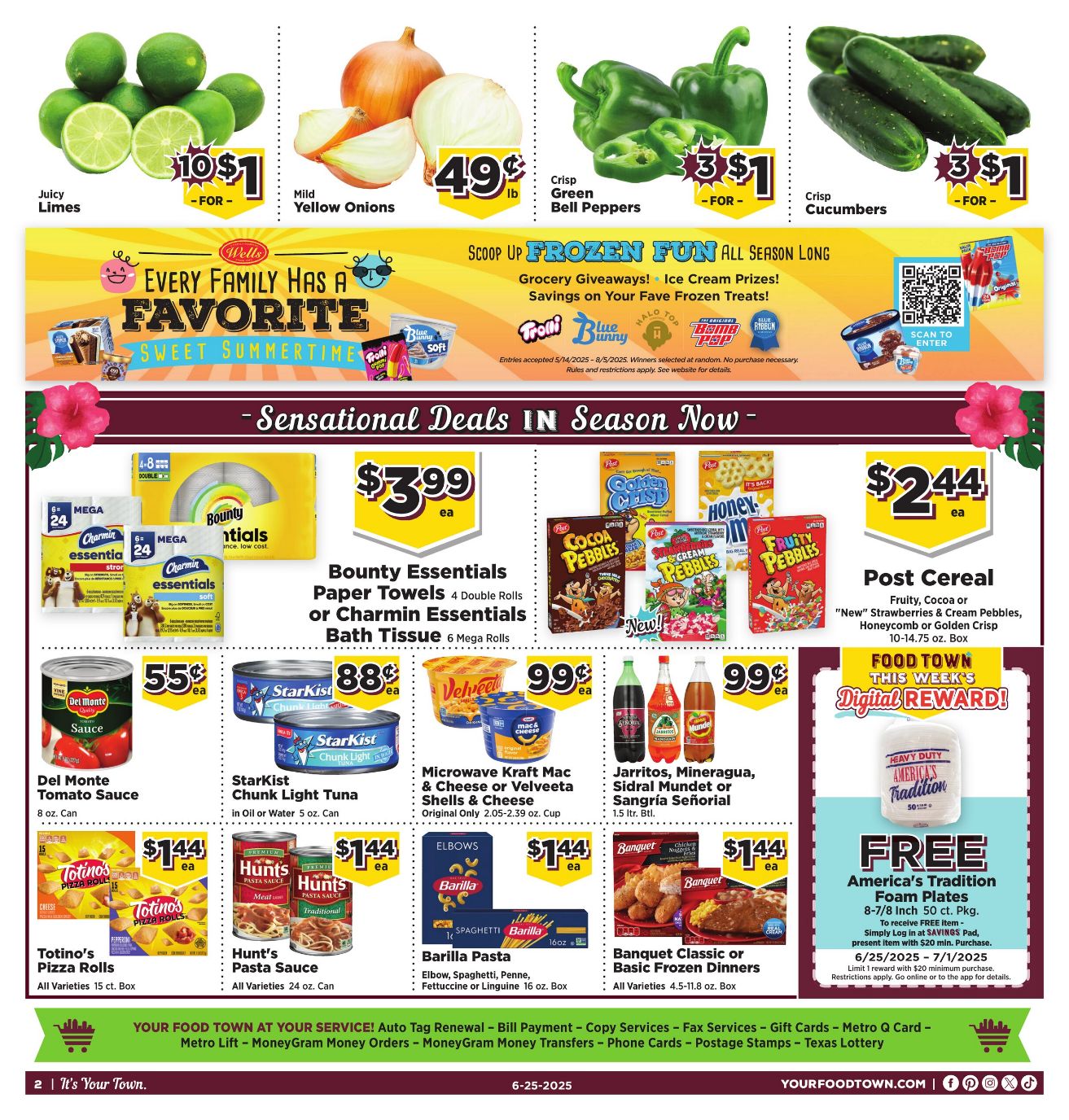 Weekly ad Your Food Town 06/25/2025 - 07/01/2025